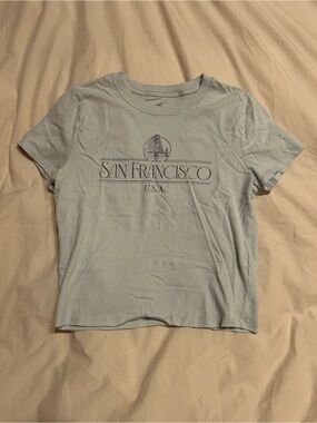 Hollister San Francisco Graphic Tee - Light Blue